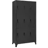 Image de Armoire à casiers Anthracite 90x45x180 cm Acier
