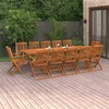 Image de vidaXL 13-delige Tuinset 280x90x75 cm massief acaciahout3086991