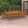 Image de vidaXL 11-delige Tuinset 280x90x75 cm massief acaciahout3086992