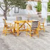 Image de vidaXL 5-delige Tuinset massief acaciahout3087124