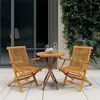 Image de vidaXL 3-delige Tuinset massief teakhout3087187