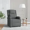 Image de vidaXL Fauteuil réglable tissu gris foncé