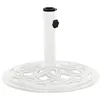 Image de Socle de parasol Blanc 44x44x31 cm Fonte