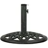 Image de vidaXL Socle de parasol Vert 40x40x32 cm Fonte 317765