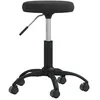 Image de Chaise de bar vidaxl interieur H. 54 cm noir en plastique