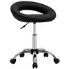 Image de Chaise vidaxl interieur non pliable en plastique H. 57.5 cm noir