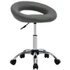 Image de Chaise vidaxl interieur non pliable en plastique H. 57.5 cm gris