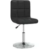 Image de Chaise vidaxl H. 71 cm non pliable interieur en plastique noir