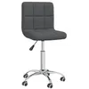 Image de Chaise vidaxl interieur non pliable H. 74.5 cm en plastique gris