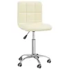 Image de Chaise vidaxl interieur non pliable en plastique H. 74.5 cm beige