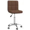 Image de Chaise vidaxl en plastique non pliable H. 74.5 cm interieur marron