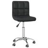 Image de Chaise vidaxl en plastique non pliable interieur H. 74.5 cm noir
