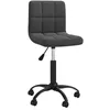 Image de Chaise vidaxl interieur non pliable H. 76 cm en plastique noir