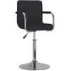 Image de Chaise de salle à manger Tissu Noir