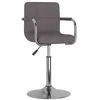 Image de Chaise de bar vidaxl interieur non pliable en plastique H. 71 cm marron