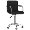 Image de Chaise Vidaxl H. 74.5 cm interieur noir en plastique