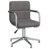 Image de Chaise Vidaxl H. 74.5 cm interieur gris en plastique