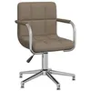 Image de Chaise vidaxl H. 74.5 cm non pliable en plastique interieur marron