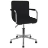 Image de Chaise Vidaxl H. 74.5 cm en plastique noir interieur