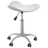 Image de Chaise vidaxl interieur non pliable H. 46 cm en plastique blanc