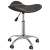 Image de Chaise vidaxl en plastique non pliable interieur H. 46 cm marron