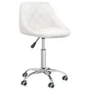 Image de Chaise vidaxl H. 67.5 cm non pliable en plastique interieur blanc