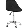 Image de Chaise vidaxl interieur non pliable en plastique H. 67.5 cm noir