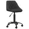 Image de Chaise de bureau Noir Velours