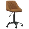 Image de Chaise de bureau Marron Velours