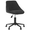 Image de Chaise vidaxl interieur non pliable H. 67.5 cm en plastique noir