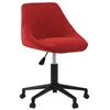 Image de Chaise Vidaxl interieur non pliable en plastique H. 67.5 cm rouge