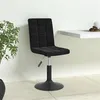 Image de Lot de 4 chaise vidaxl en plastique non pliable H. 102.5 cm interieur noir