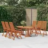 Image de vidaXL Ensemble à Dîner de Jardin 7 pcs Mobilier de Salle à Manger de Patio Table et Chaises de Repas de Terrasse Extérieur 3087342