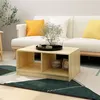 Image de vidaXL Table basse 75x50x33,5 cm Bois de pin massif809906