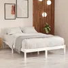 Image de vidaXL Bedframe massief grenenhout wit 200x200 cm810038