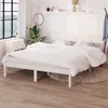 Image de vidaXL Bedframe massief grenenhout wit 135x190 cm 4FT6 Double810123