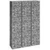 Image de vidaXL Schanskorf plantenbakken 3 st verhoogd 30x30x150 cm ijzer151250