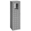 Image de vidaXL Poteau à Panier de Gabion Poteau à Jardinière de Gabion de Patio Jardin Terrasse Extérieur Projets de Jardinage 151262