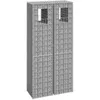 Image de vidaXL Schanskorf palen 2 st 40x40x180 cm ijzer151265