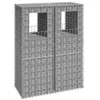 Image de vidaXL 2x Poteaux à Panier de Gabion Poteaux à Jardinière de Gabion de Patio Jardin Terrasse Extérieur Projets de Jardinage 151271