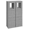 Image de vidaXL 2x Poteaux à Panier de Gabion Poteaux à Jardinière de Gabion de Patio Jardin Terrasse Extérieur Projets de Jardinage 151273