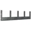 Image de Panier de gabion en forme de U avec 5 poteaux Fer 500x20x150 cm