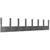 Image de Vidaxl Clôture Gabion avec 8 Poteaux, Fer, 860X20X200 Cm