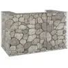 Image de vidaXL Schanskorf voor containers 180x100x110 cm gegalvaniseerd staal151299