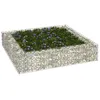 Image de Lit surélevé à gabion Acier galvanisé 100x100x20 cm