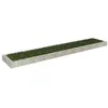 Image de vidaXL Lit Surélevé à Gabion Jardinière à Gabion Patio Terrasse Jardin Extérieur Parterre de Fleurs Plantes Acier Galvanisé 151315
