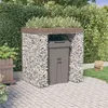 Image de vidaXL Schanskorf voor vuilnisbak 110x91x120 cm gegalvaniseerd ijzer151335