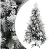 Image de vidaXL Kerstboom met dennenappels en sneeuw 225 cm PVC en PE340532