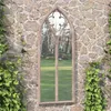 Image de vidaXL Miroir de jardin Sable, 70x30 cm, Fer pour utilisation extérieure