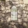 Image de vidaXL Miroir de jardin Sable 70x30 cm Fer pour utilisation extérieure